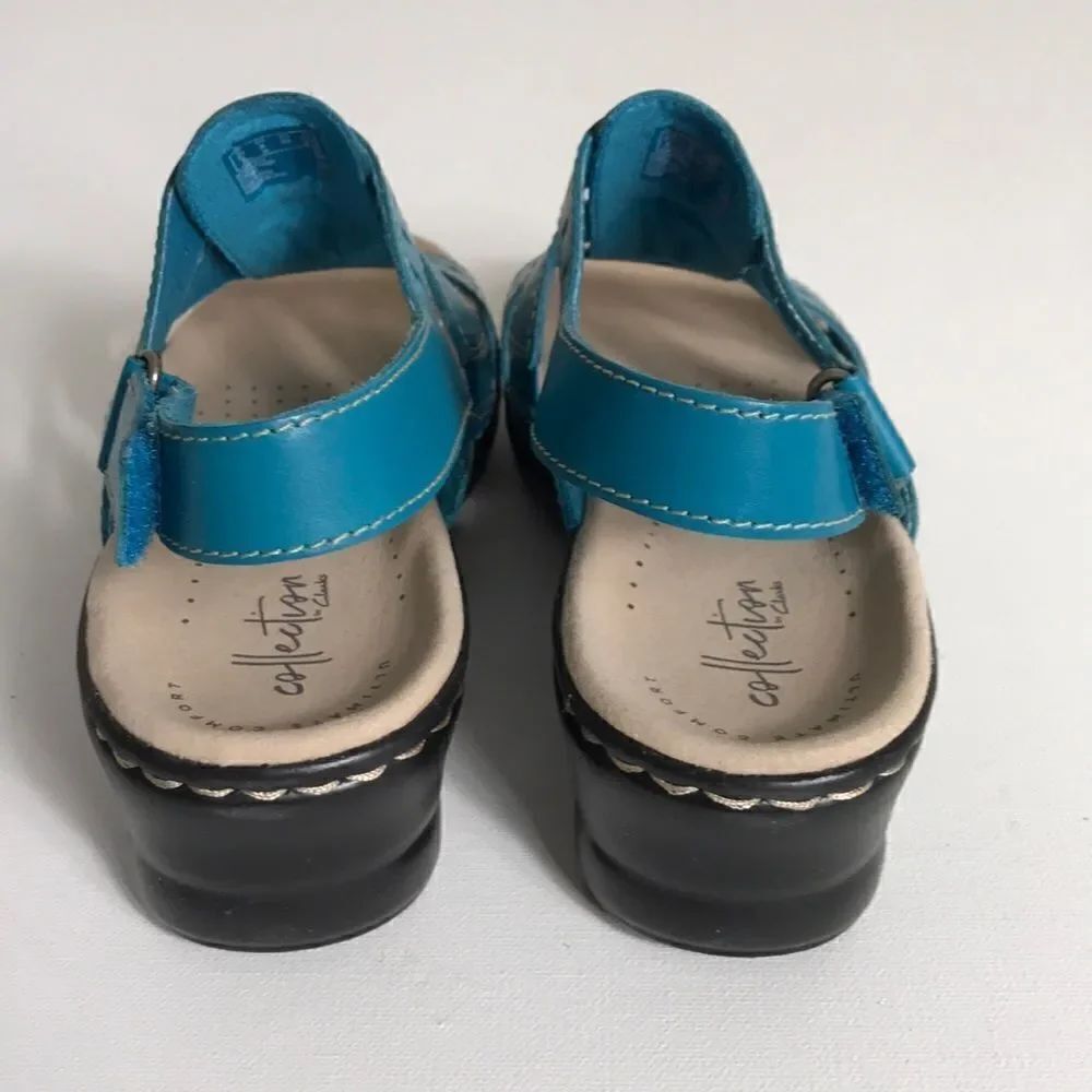 Clarks Lexi Qwin Collection Leather Cut-Out Sandal - Picture 5 of 7